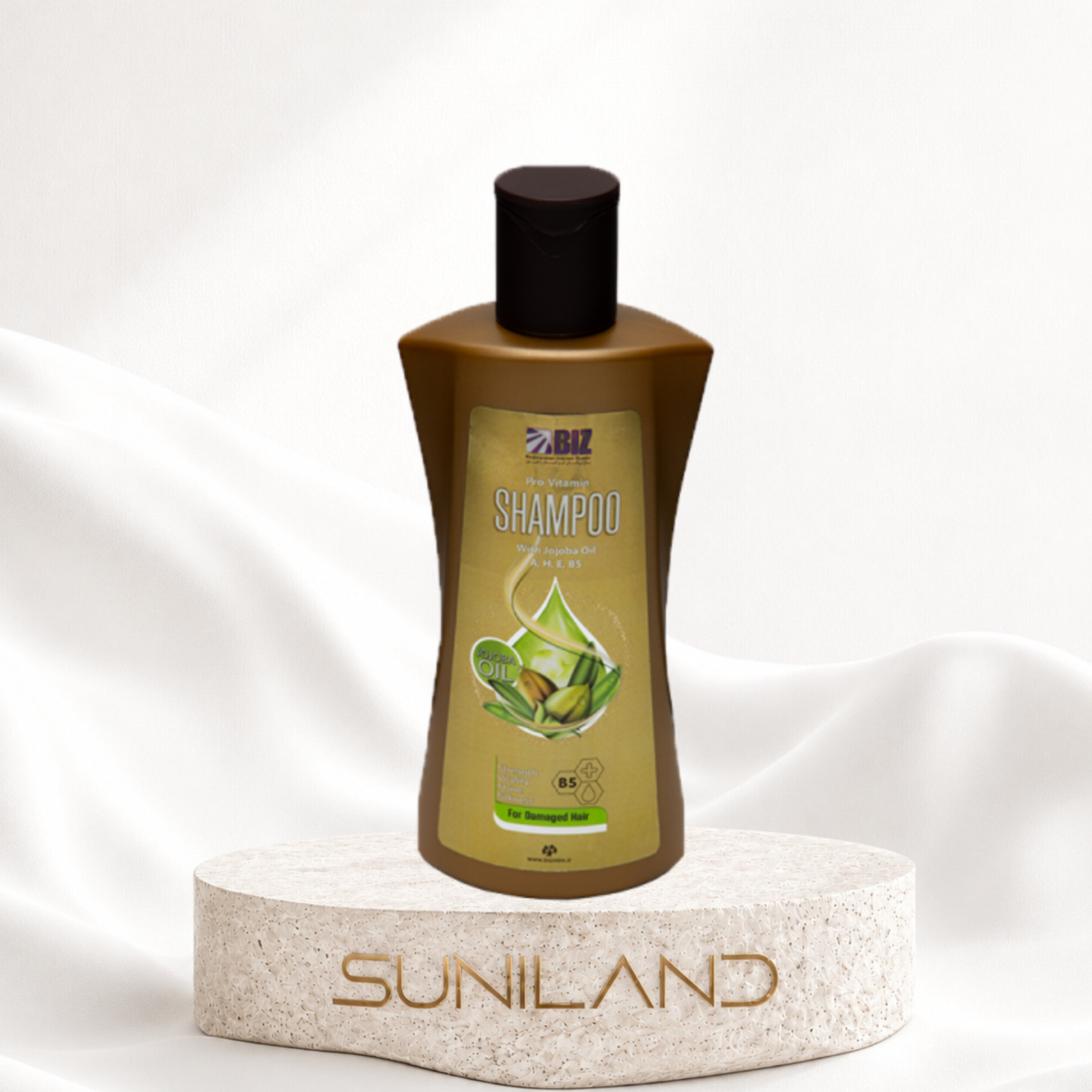 شامپو روغن جوجوبا بیز | تقویت‌کننده و نرم‌کننده مو